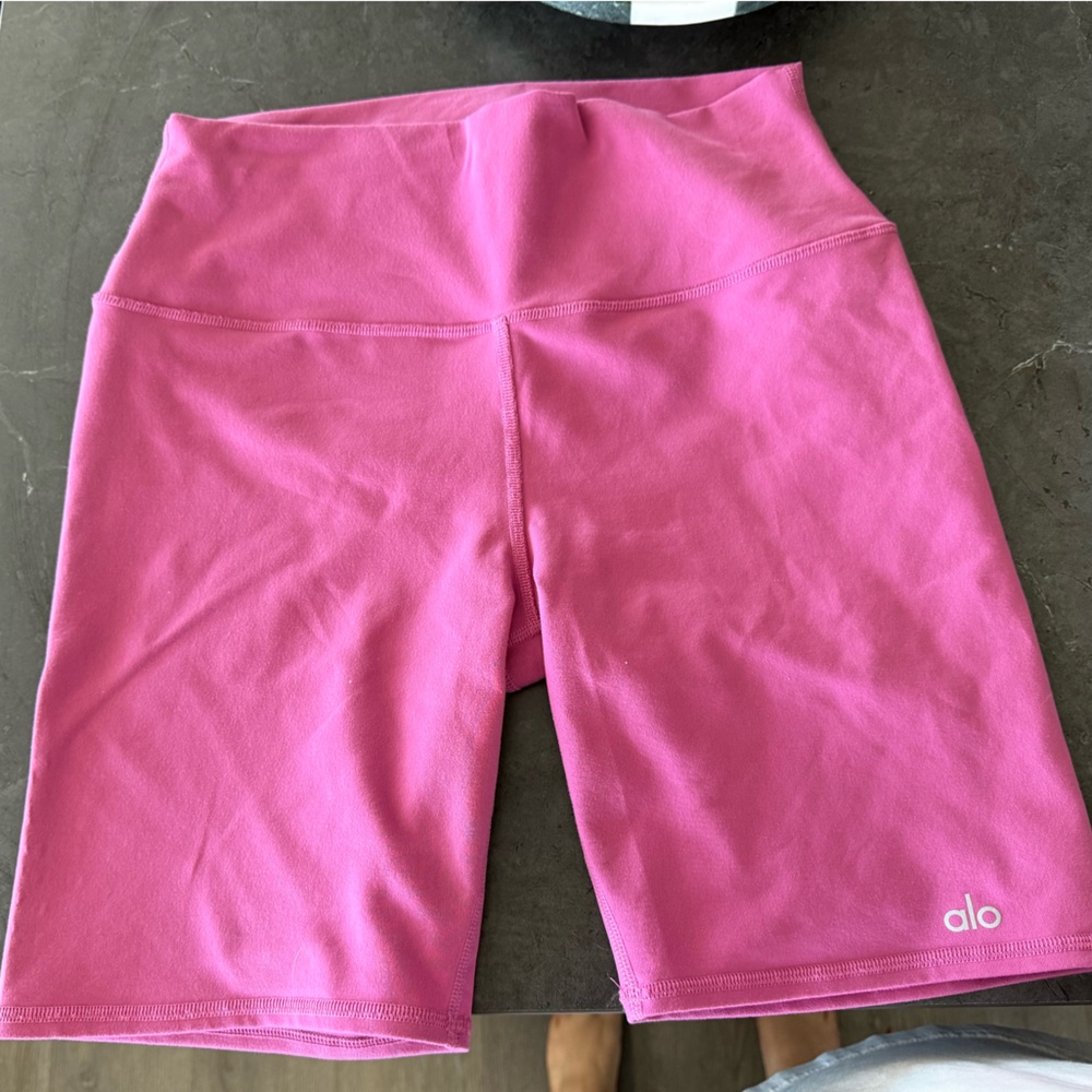 ALO Yoga Pink Bike Shorts